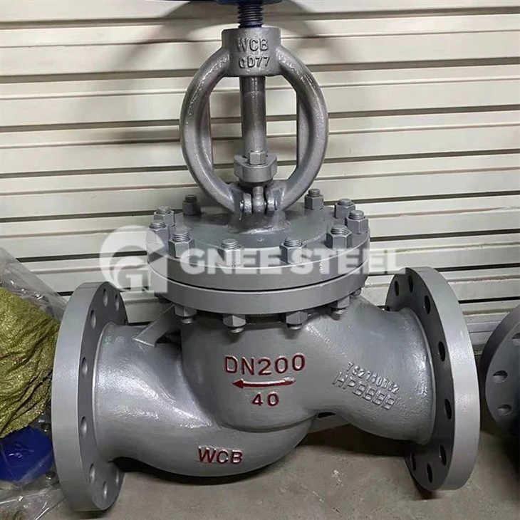 DIN Standard Cast Steel Globe Valve