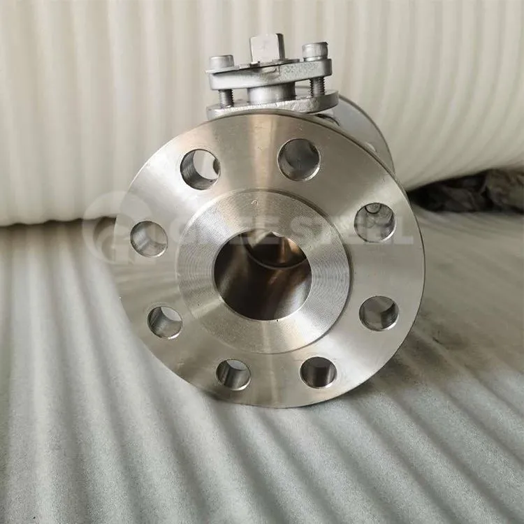 Flanged V Port Stainless Steel Ball Valve