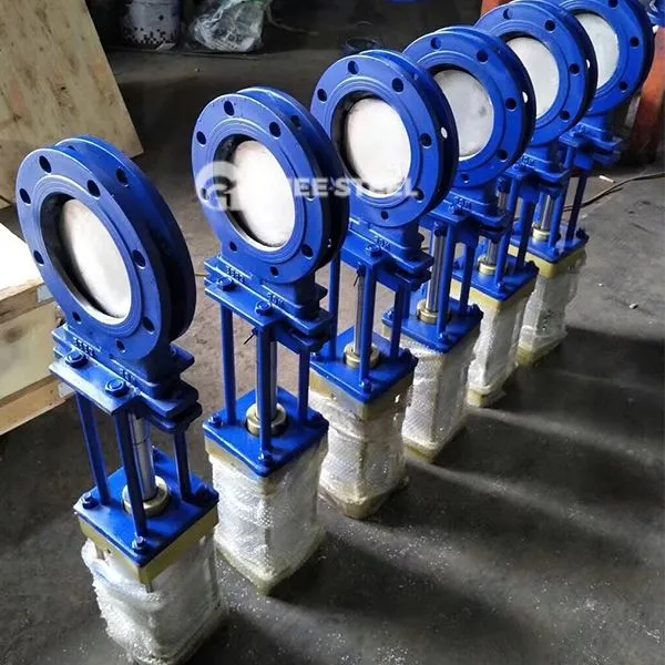 Pneumatic Actuated Knife Gate Valves