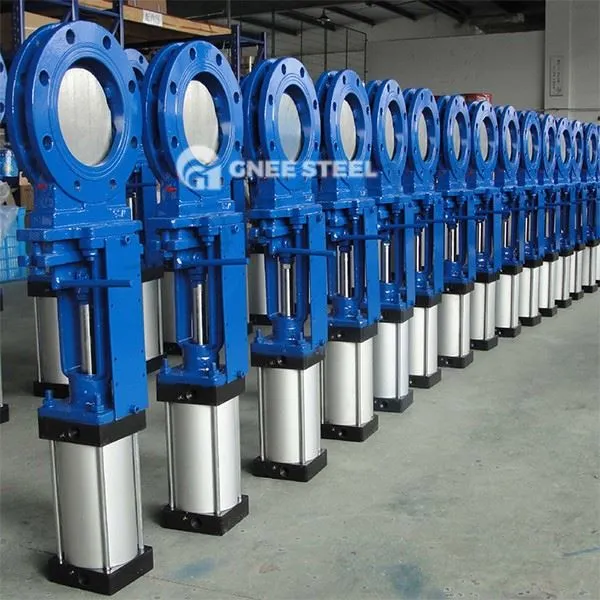 Pneumatic Actuated Knife Gate Valves
