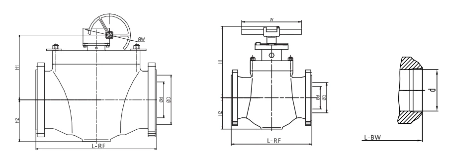 Top Entry Trunnion Mounted Soft Seated Ball Valve Dimension & Weight Top Entry Trunnion Mounted Soft Seated Ball Valve Dimension & Weight