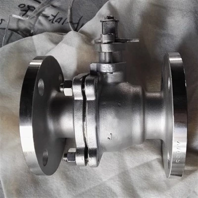 2 PC Cast Steel Floating Soft Seated Ball Valve
