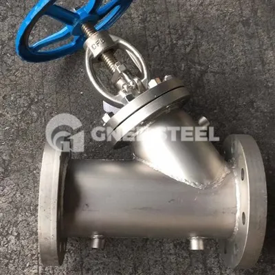 Y Type Jacketed Globe Valve